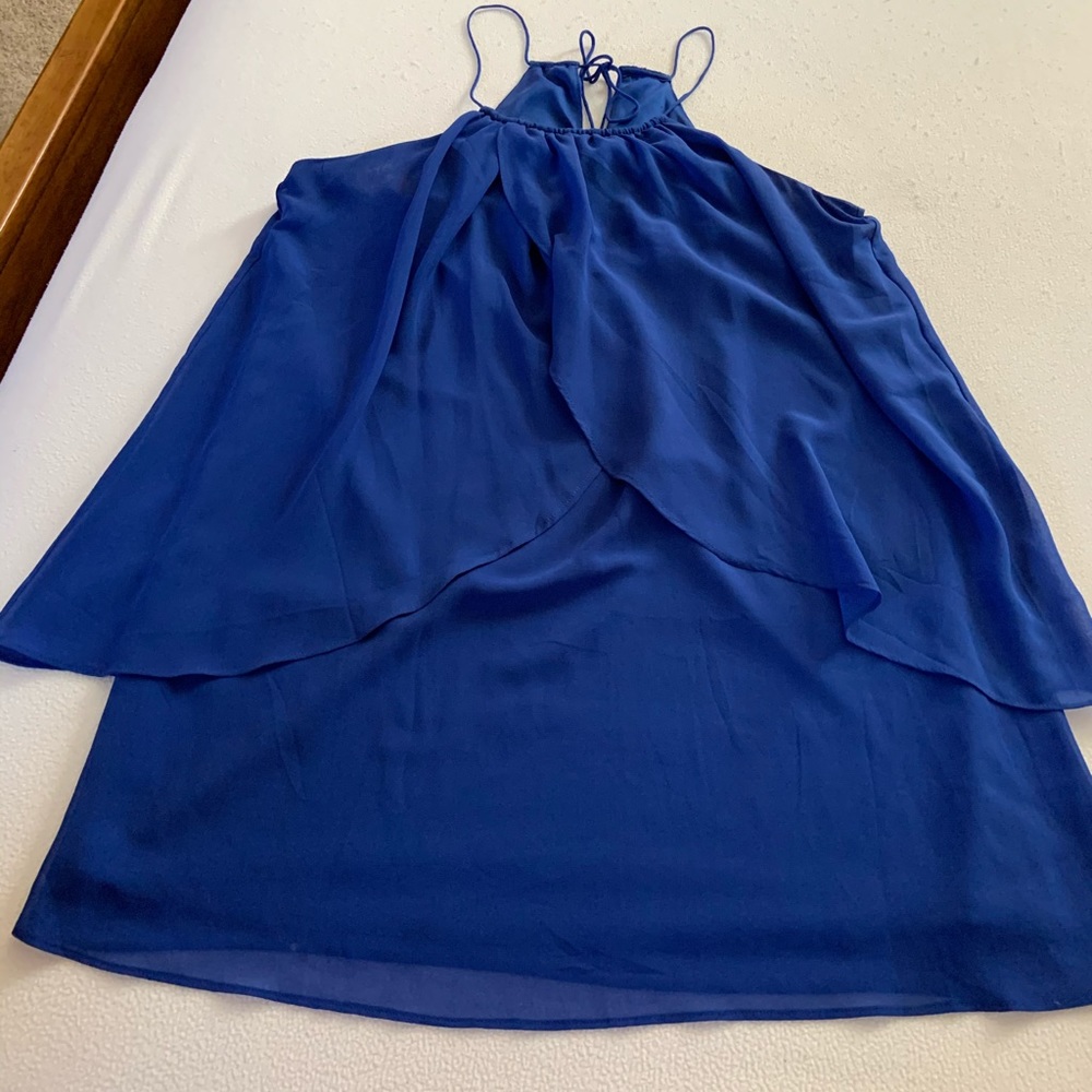 Royal blue fun & flirty spaghetti strap dress